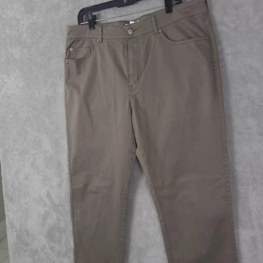 Peter Millar Pants Mens 38x33 Stretch Five Pocket Cotton Sateen Casual Golf